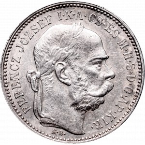 Austria, Franz Joseph, 1 krone 1894