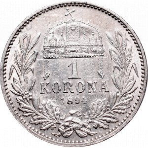 Austria, Franciszek Józef, 1 korona 1894