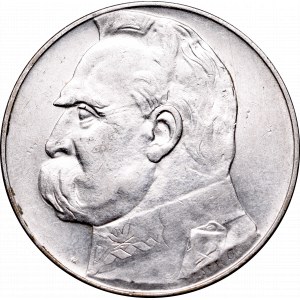 II Republic, 10 zlotych 1935, Pilsudski