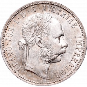 Austria, Franz Joseph I, 1 florin 1890