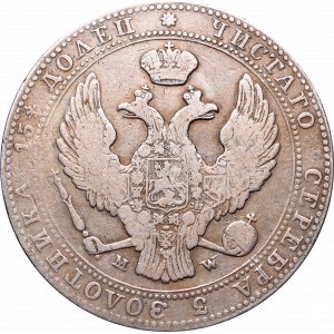 Russian partition, Nicholas I, 3/4 rouble 5 zlotych 1840