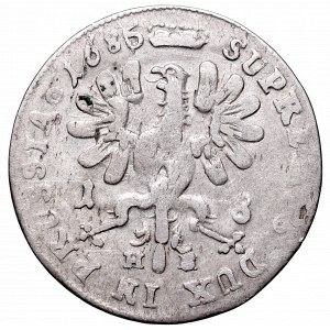 Prussia, Frideric, 18 groschen 1685/6, Konigsberg