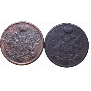 Kingdom of Poland, lot 3 groschen 1826 and 1828