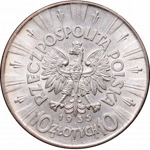 II Republic, 10 zlotych 1935, Pilsudski