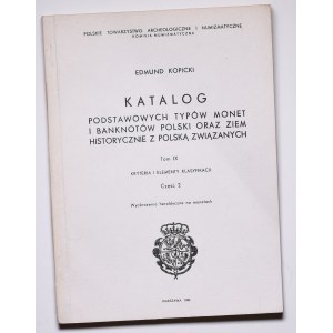 Kopicki, Katalog Podstawowych typów monet i banknotów tom IX cz. 2