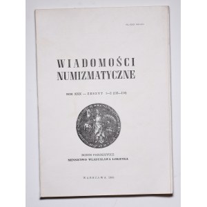 Wiadomości numizmatyczne 1986 - Mennictwo Łokietka