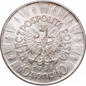 II Rzeczpospolita, 10 złotych 1936 Piłsudski