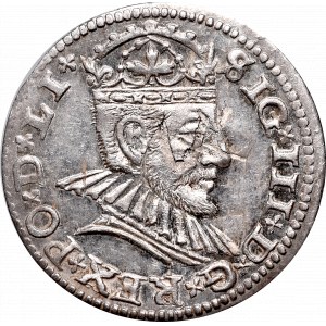 Sigismund III Wasa, 3 groschen 1590, Rige