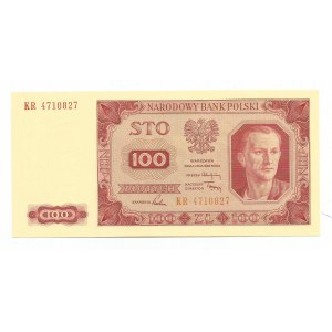 PRL, 100 złotych 1948 seria KR