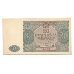 PRL, 20 złotych 1946