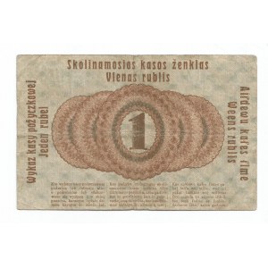 Ober-Ost, 1 rubel 1916, Poznań