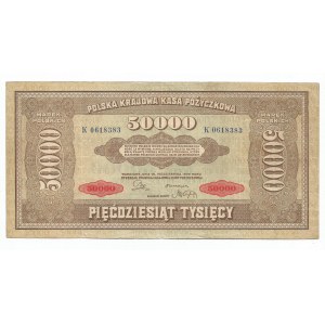 II RP, 50000 marek polskich 1922