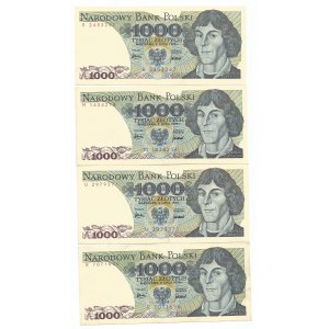 PRL, Zestaw 1000 złotych 1975