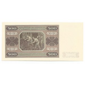 PRL, 500 złotych 1948