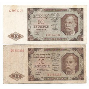 PRL, Zestaw 10 złotych 1948