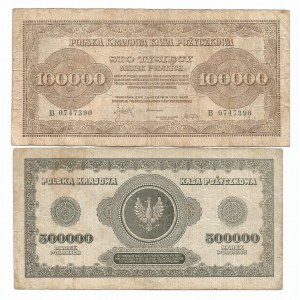 II RP, Zestaw 50000-100000 marek polskich 1923