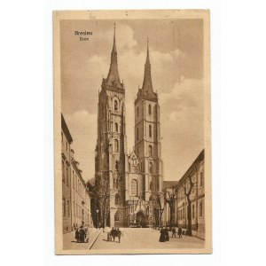 pocztówka - Wrocław/ Dom (obecnie Katedra Św. Jana Chrzciciela)