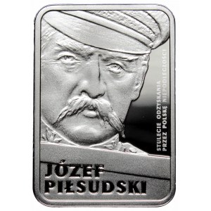 III RP, 10 złotych 2015 Stulecie odzyskania przez Polskę niepodległości Józef Piłsudski