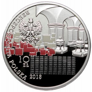 III RP, 10 złotych 2018 My Polacy dumni i wolni 1918-2018