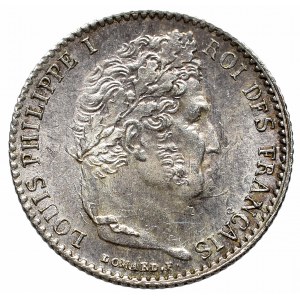 France, 1/4 franc 1845 B