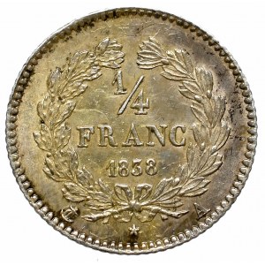 France, 1/4 franc 1838 A