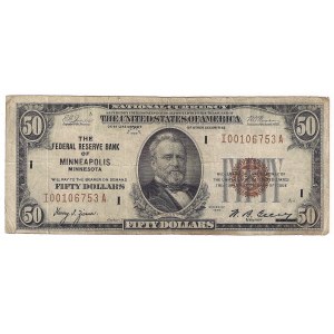 USA, 50 dollars 1929 Minneapolis