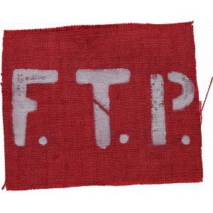 Francja, Ruch Oporu FTP naszywka na ramię