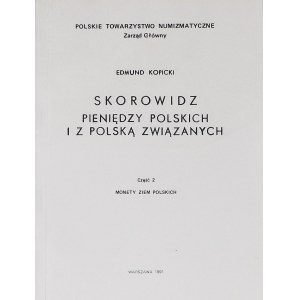 Kopicki, Skorowidz cz. 2, monety ziem polskich