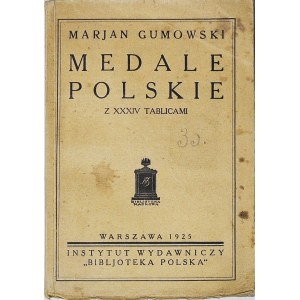 Marian Gumowski, Medale Polskie, Warszawa 1925 - oryginał