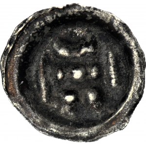 Zakon Krzyżacki, brakteat ok. 1327-1338, Brama z trzema strzelnicami