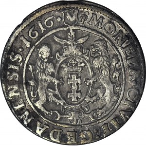 Zygmunt III Waza, Ort 1616, Gdańsk, wąska kryza