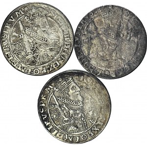 3 szt. zestaw monet, Zygmunt III Waza, Orty 1622, Bydgoszcz