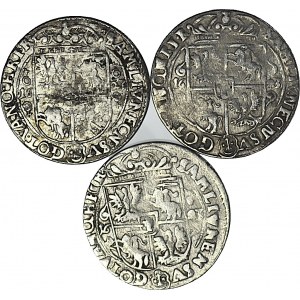 3 szt. zestaw monet, Zygmunt III Waza, Orty 1623, Bydgoszcz