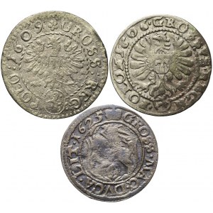 Zygmunt III Waza, Zestaw trzech groszy koronnych i litewskich