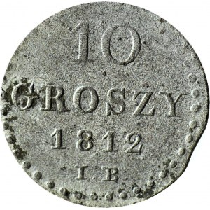 Księstwo Warszawskie, 10 groszy 1812