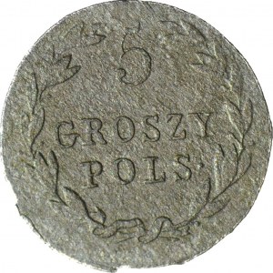 Królestwo Polskie, 5 groszy 1818, ładne