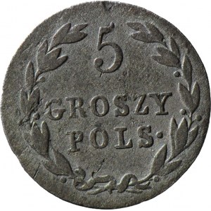 Królestwo Polskie, 5 groszy 1819, ładne