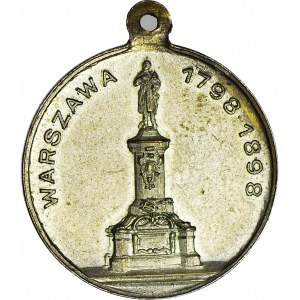 Medal 1898 r., 100-na rocznica urodzin Adama Mickiewicza, mosiądz 23 mm