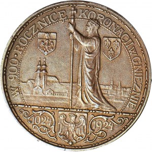 Medal 1924, 900. Rocznica Koronacji Bolesława Chrobrego, mały 37mm