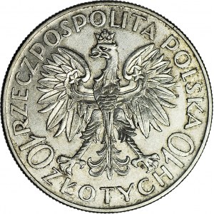 10 złotych 1933, Sobieski, ładny