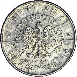 10 złotych 1935, Piłsudski, piękny