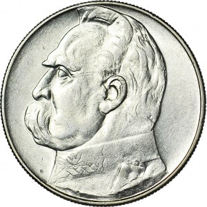 10 złotych 1937, Piłsudski, piękny