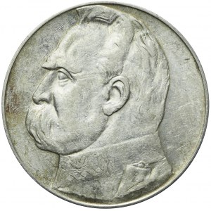 10 złotych 1937, Piłsudski