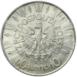 10 złotych 1938, Piłsudski, rzadkie