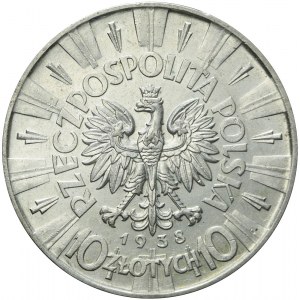 10 złotych 1938, Piłsudski, rzadkie