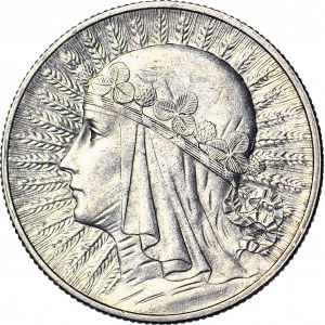 5 złotych 1932, Głowa, Londyn, piękne