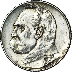 5 złotych 1934, Piłsudski, orzeł strzelecki, ok. menniczy