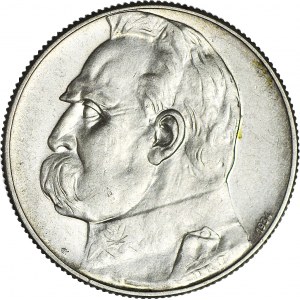 5 złotych 1934, Piłsudski, orzeł strzelecki, ok. menniczy