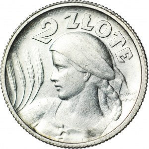 2 złote 1924 Żniwiarka, Paryż, mennicza