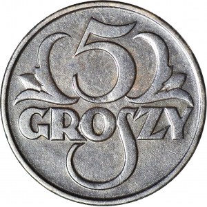 5 groszy 1925, piękne